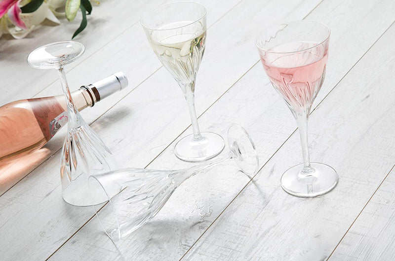 RCR Crystal Glassware Fluente Wine Glasses, Set of 6