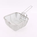 4 in 1 Non Stick Pot, Deep Multi-Use Pan with Fry Basket, Steamer Insert, Tempered Glass Lid