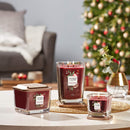 YANKEE CANDLE Medium Square Candle Holiday Pomegranate