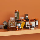 YouCopia Classic SpiceStack 18-Bottle Organizer with Universal Black Drawers, Silver