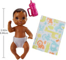 Dark Brown Baby | Barbie | Mattel FHY81 | Babysitter | Doll Family