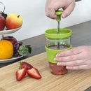 Relaxdays Universal Mixer Twirl Manual Sauce, Dressing, Juice Shaker 300 ml