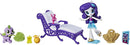 MY LITTLE PONY Equestrian girls Rarity Relaxing Beach Lounge Set includes beach-themed accessories