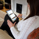 COSY HOLDER® - Pumpkin Beanbag Cushion - Tablet & E-Reader (e-book) holder/stand