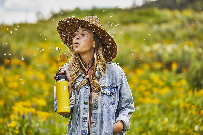 Hydro Flask Wide Mouth 32oz, Pineapple Yellow