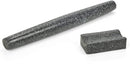 Homiu Granite Rolling pin with Stand size 40 x 4.5cm