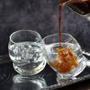 Krosno Rocking Whiskey Tumbler Glasses | Set of 6 | 200 ML | Roly-Poly Collection | Unspillable Glass