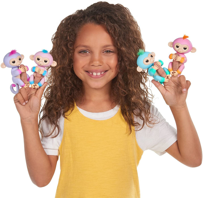 Fingerlings 2Tone Monkey - Candi (Pink with Blue accents)