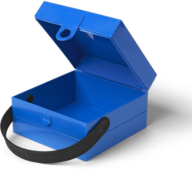 LEGO Nexo Knights Lunch Handle, Portable Storage Box, Blue, 15.9 x 17.3 x 9.7 cm