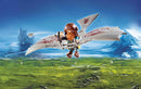 Playmobil Knights Dwarf Flyer Includes Weapons