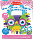 Melissa & Doug Loop It! Beginner Arts & Craft Kit Owl Tote