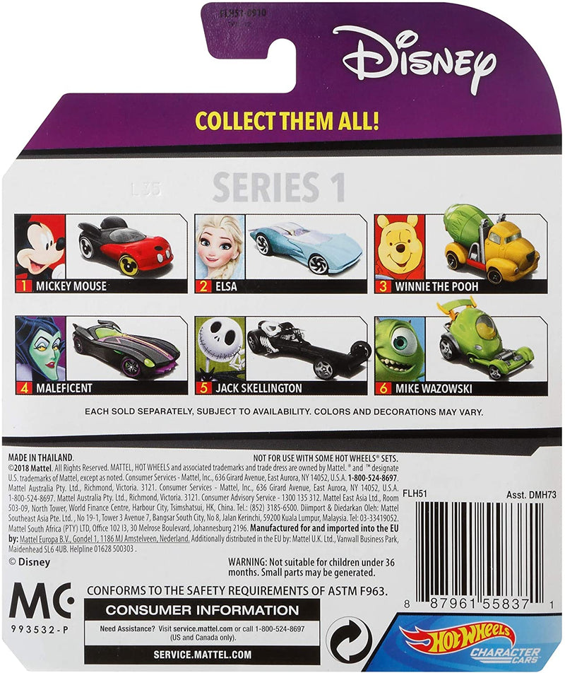 Hot Wheels Maleficent Character Cars