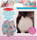 Melissa & Doug Decoupage Made Easy Piggy Bank Paper Mache Craft Kit