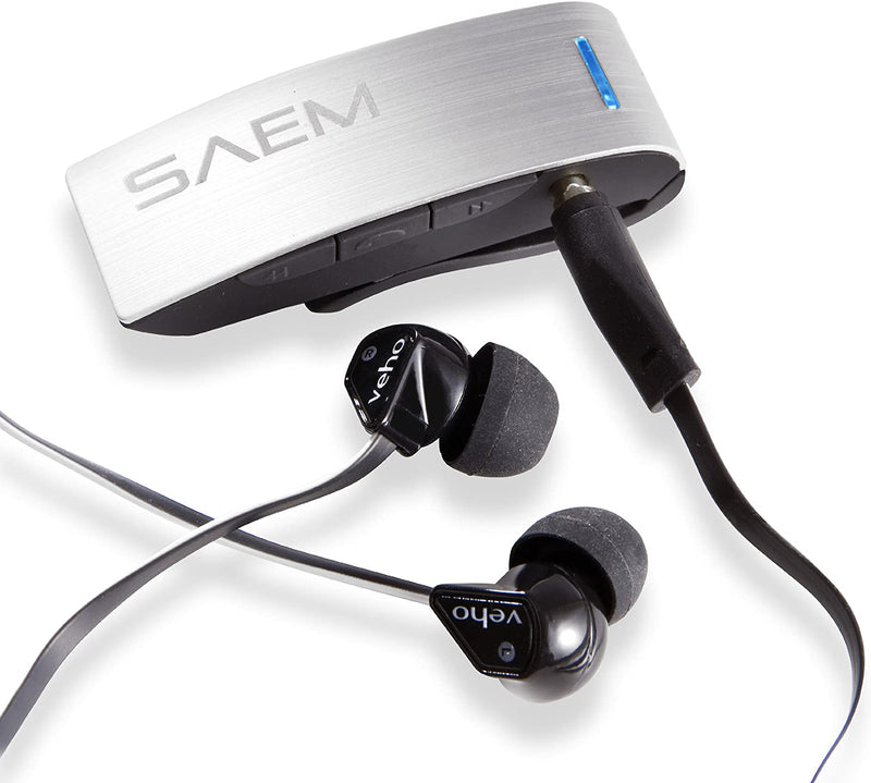 Veho VBR-001-S SAEM S4 Wireless Bluetooth Receiver with Track Control and Mic