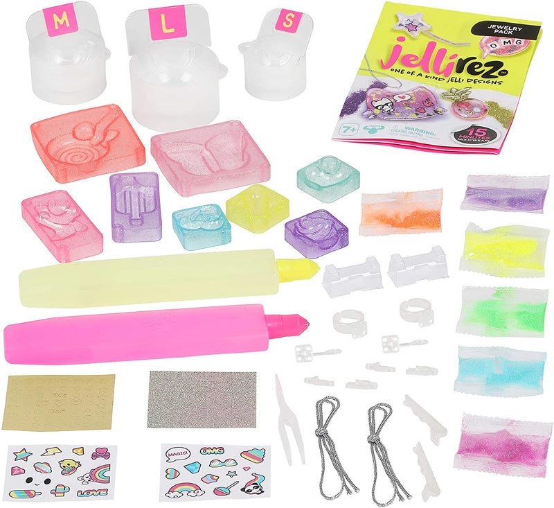 Jelli Rez Super Glitter Set, Jewellery-Making, Craft Kit