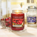 Yankee Candle Scented Candle | Black Cherry Large Jar Candle | Burn Time: Up to 150 Hours