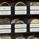 YouCopia Classic SpiceStack 18-Bottle Organizer with Universal Black Drawers, Silver