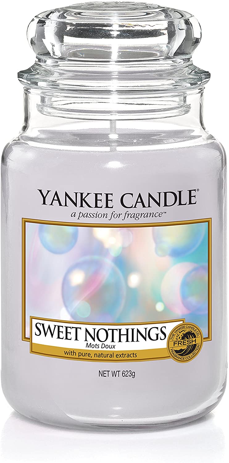 Yankee Candle Scented Candle | Sweet Nothings Large Jar Candle | Burn Time: Up to 150 Hours