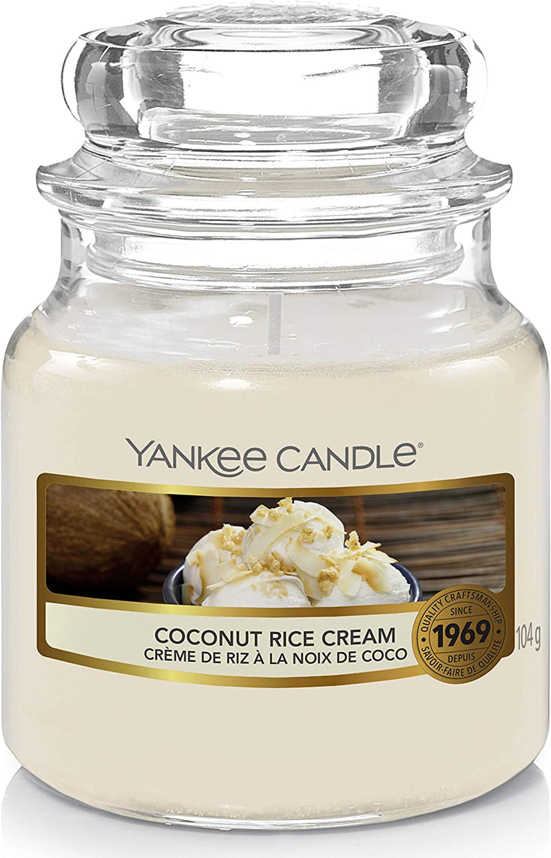 Yankee Candle Scented Candle | Coconut Rice Cream Small Jar Candle