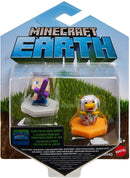 MINECRAFT EARTH BOOST MINIS ATTACKING STEVE & SPAWNING CHICKEN Figures
