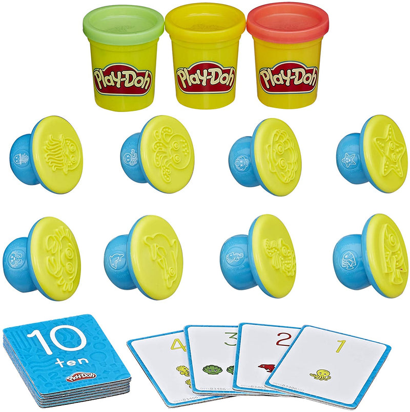 Play-Doh Shape and Learn Numbers and Counting