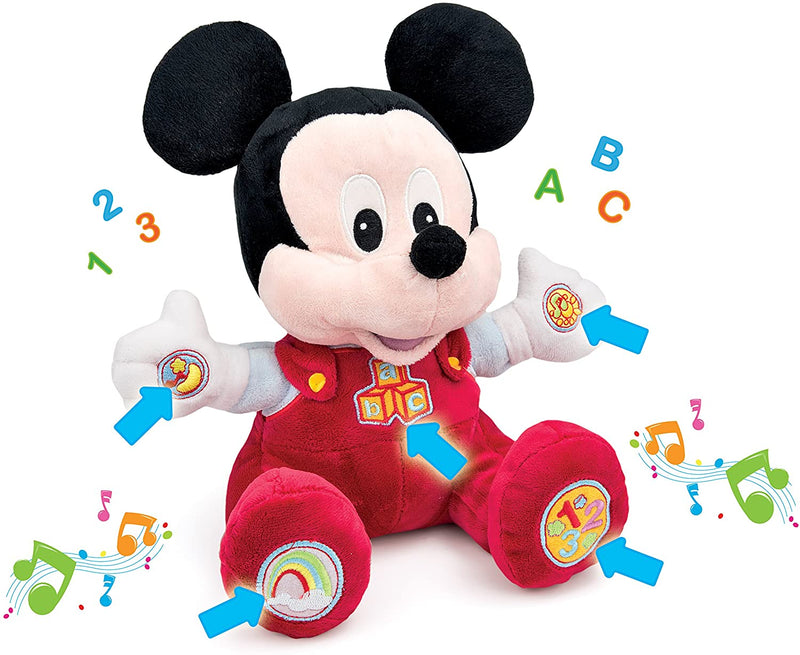 Disney Baby - Baby Mickey Play and Learn, 24 sweet melodies, teach the first letters, numbers and colours