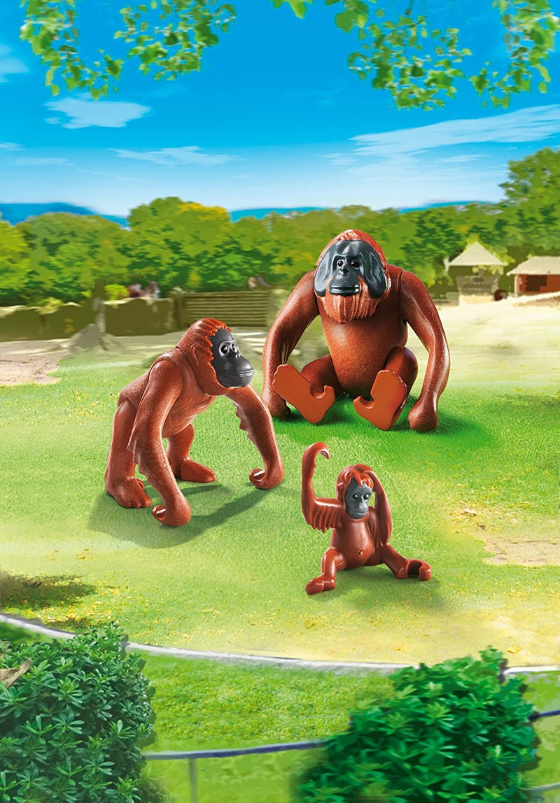 Playmobil City Life Orangutan Family