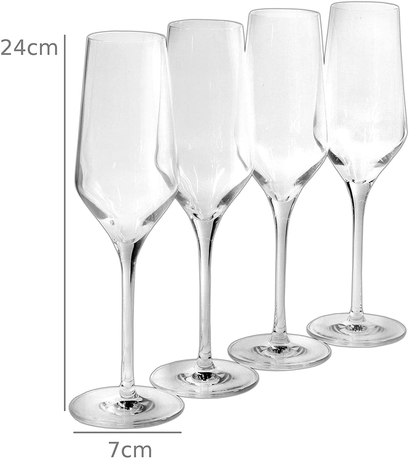 Fontignac, Champagne glass flute 4 pcs 252ml