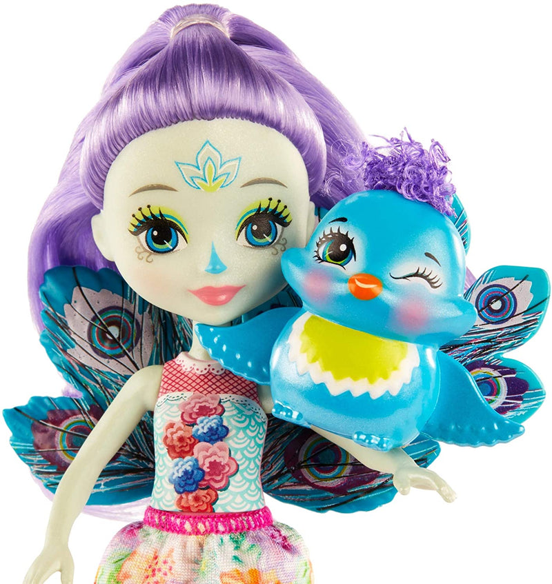 Enchantimals Tasty Tea Party PLAYSET with BREE Bunny & Patter Peacock Dolls