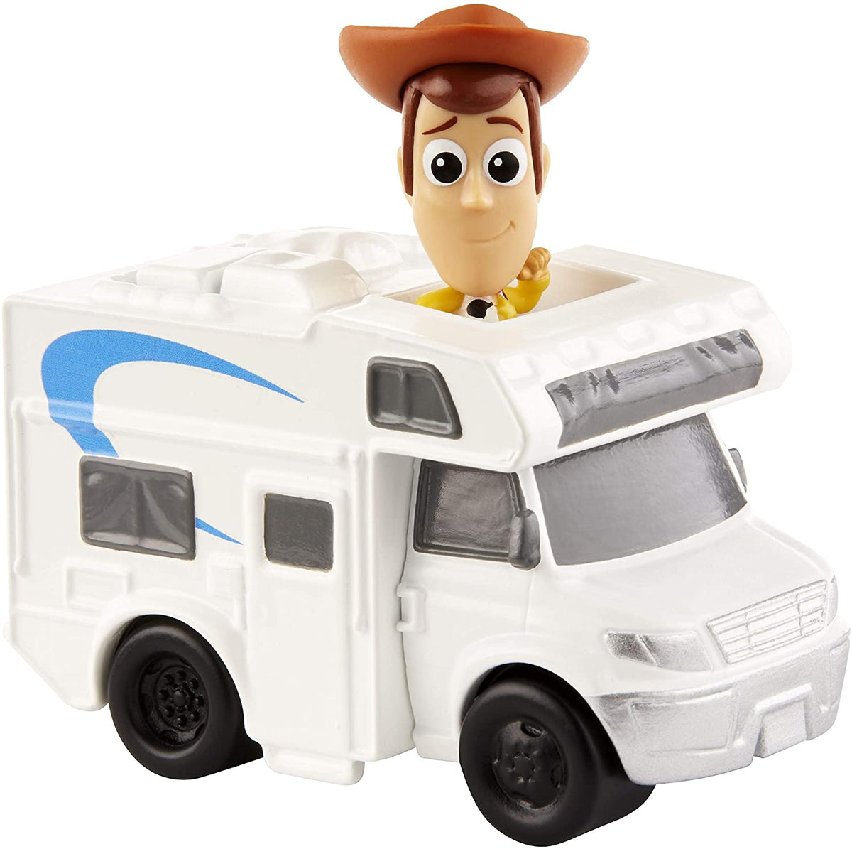 Disney Pixar Toy Story Woody Mini Figure with RV Vehicle, Compact fo