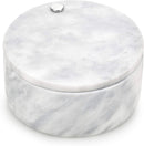 Homiu Salt Cellar Marble 2 Compartment with Swivel Top Storage