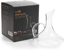 Homiu Wine Decanter with Handle 1.8l  Modern Contemporary Design Wine Aerator Wine Carafe
