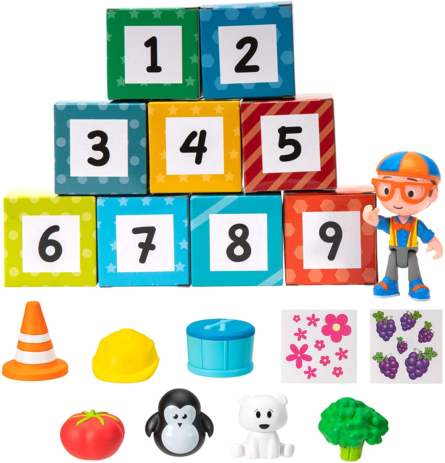 Blippi BLP0011 Surprise Boxes-Learning Colours