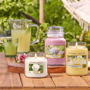 Yankee Candle Scented Camellia Blossom Medium Jar Candle Home Light Scents