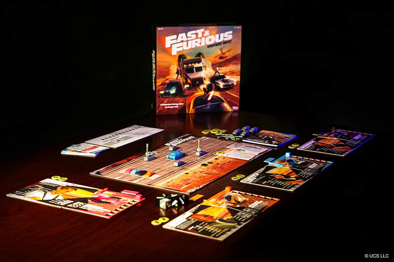 The Fast And Furious: Highway Heist Mission Based Co-operative Strategy Board Game With Different Scenarios For A Three-Games-In-One Experience (Ideal For Ages 12+) - Funko 54802 Signature Games