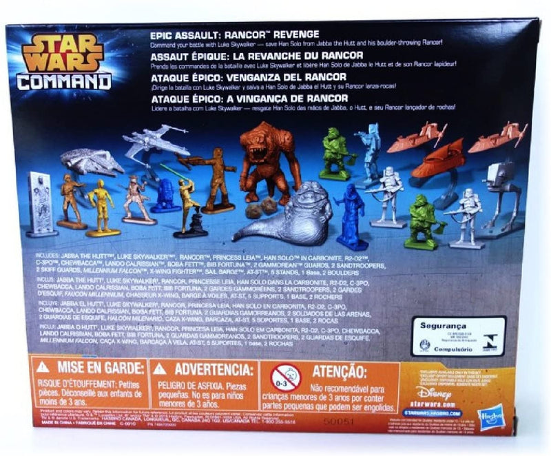 Star Wars Command Epic Assault Figures & Vehicles Playset: Rancor Revenge with Jabba the Hutt