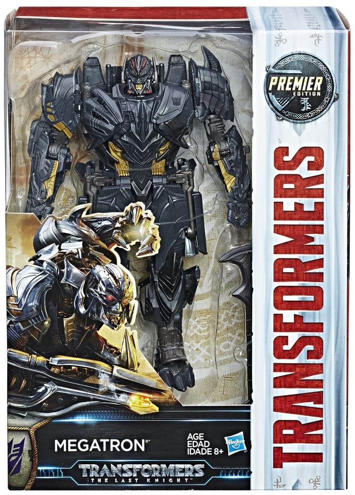 Transformers "The Last Knight Premier Edition Voyager Class, Transformers Megatron Figure, from robot to jet