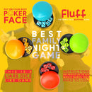 Bananagrams Fluff Rolling Dice Game - Family Game with Cups Like Liars Dice