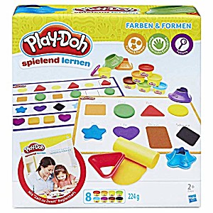 German Playdoh Colours and Shapes Toy Gifts Kids Sensory Xmas Present Sets NEW