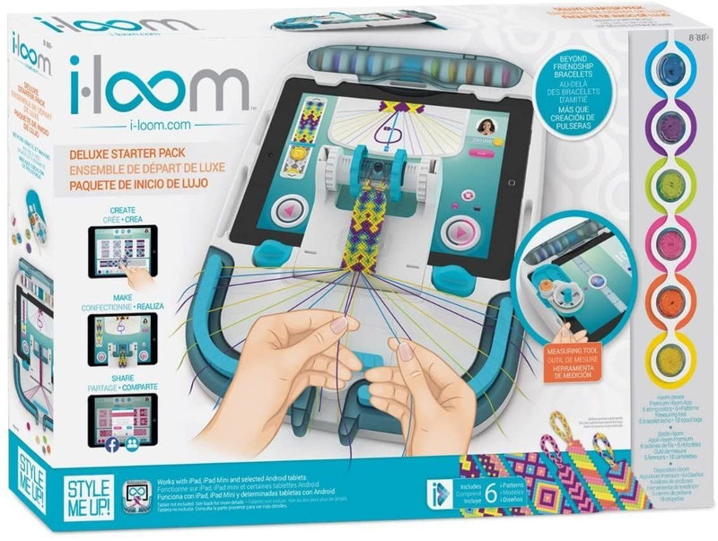 Imaginarium  iloom - Deluxe Starter Pack - Friendship Bracelet Making Kit for Girls Tweens and Teens- Blue