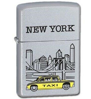 Zippo Windproof New York Skyline and Yellow Taxi Pocket Lighter Limited Edition