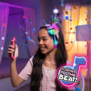 CHIBIES Boom Box - Roxie | Cute Fluffy Party Pets That Flash to the Beat of Music | Interactive Animal Soft Toy Characters