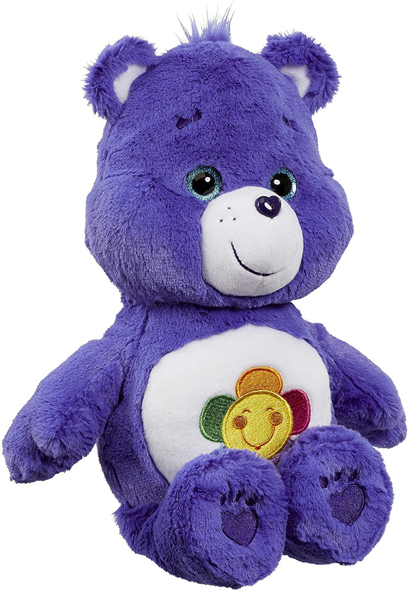 Care Bear "Harmony Bear" Medium Plush Bear With Crystal Eyes And DVD
