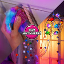 CHIBIES Boom Box - Roxie | Cute Fluffy Party Pets That Flash to the Beat of Music | Interactive Animal Soft Toy Characters