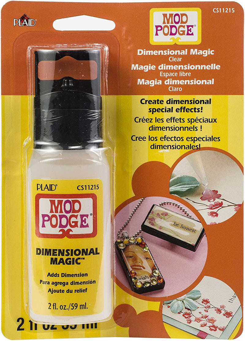 Plaid Mod Podge 59 ml Dimensional Magic, Clear