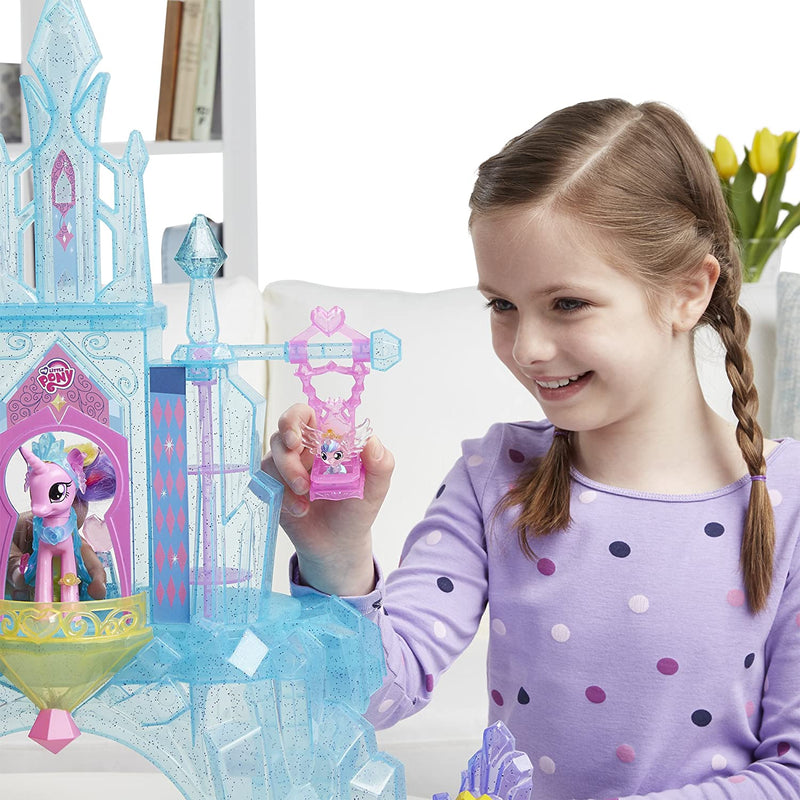 My Little Pony B5255 Explore Equestria Toy Crystal Empire Castle Light Up Playset