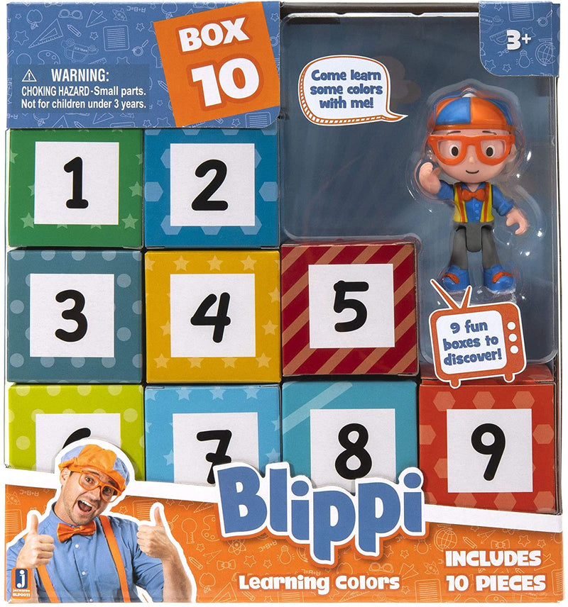 Blippi BLP0011 Surprise Boxes-Learning Colours