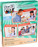 Monopoly Jenga Maker Wooden Blocks Stacking Tower Game Game for Kids Ages 8 and Up, Game for 2-6 Players, Multicolor