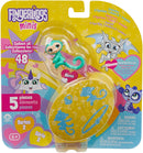 Fingerlings Minis Series 2, 5 Piece Banana Blister, 3 Figures Plus Bonus Bracelet Charm
