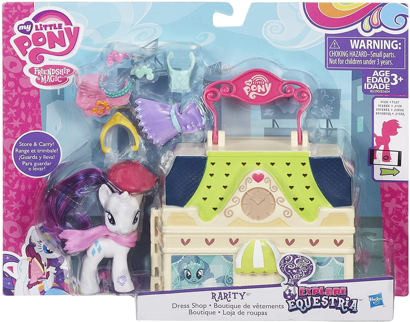 My Little Pony Friendship is Magic Rarity Dress Shop Playset